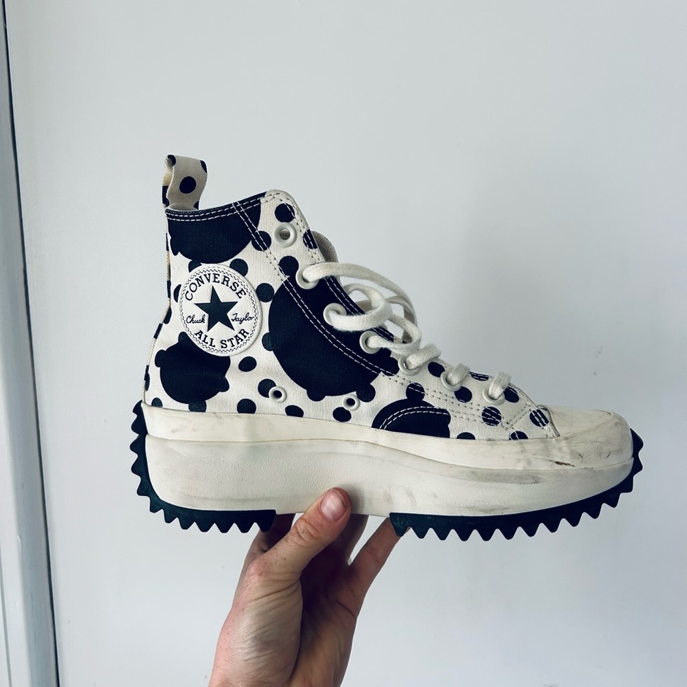 Converse Black and White Run Star Hike Sneakers
